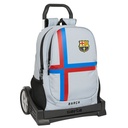 Mochila Escolar con Ruedas F.C. Barcelona Gris 32 x 44 x 16 cm