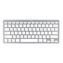 Wireless Keyboard Trust 24651 Qwerty US Silver Monochrome