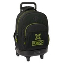 School Rucksack with Wheels Munich Beat Black 33 x 22 x 45 cm