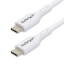 Cable USB-C Startech USB2CC2MNCWHE Blanco 2 m
