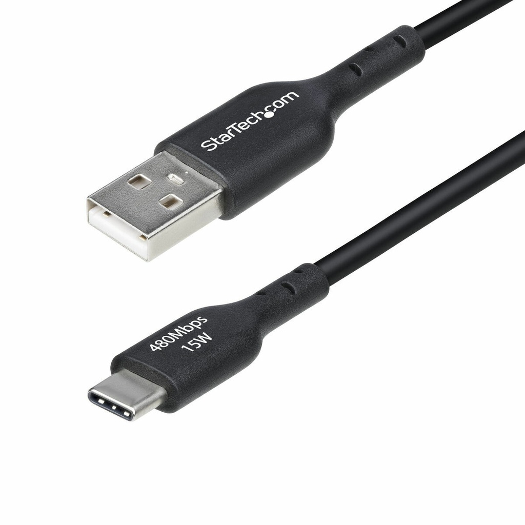Cable USB Startech USB2AC1MNC Negro 1 m