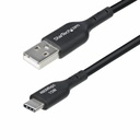 USB Cable Startech USB2AC2MNC Black 2 m