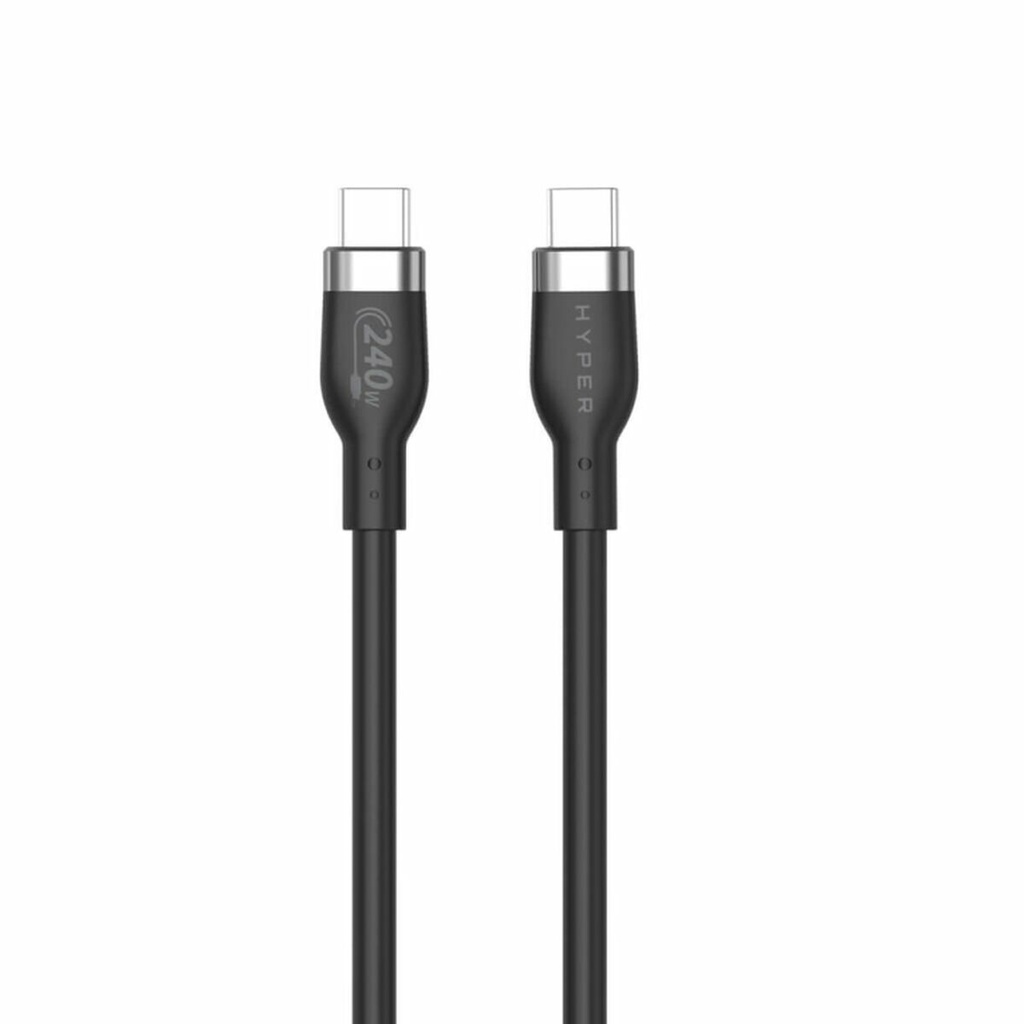 USB-C Cable Hyper HJ4002BKGL Black 2 m