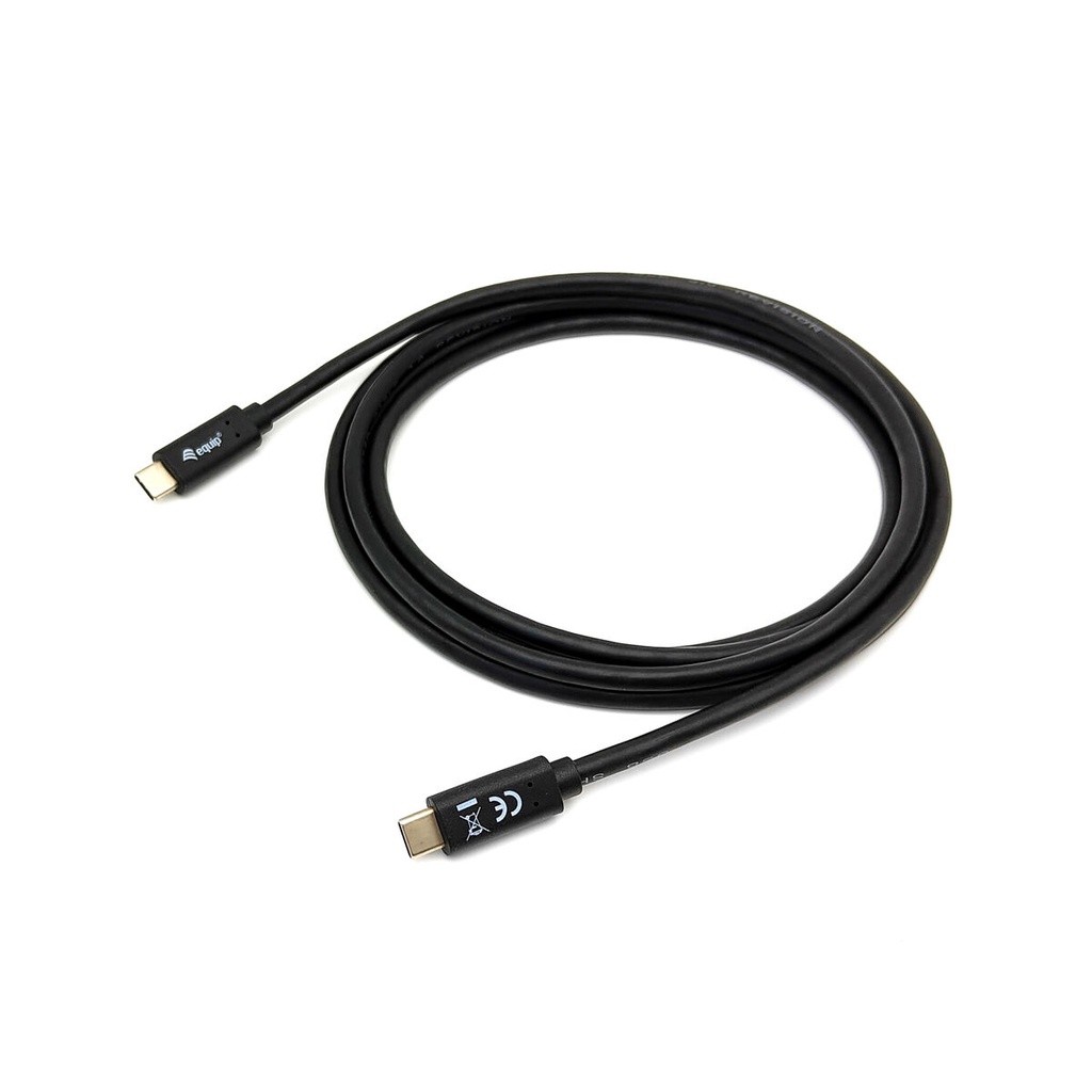 Cable USB-C a USB-C Equip 12834607101 Negro