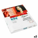Adhesive labels Fabrisa White 100 Sheets (5 Units)