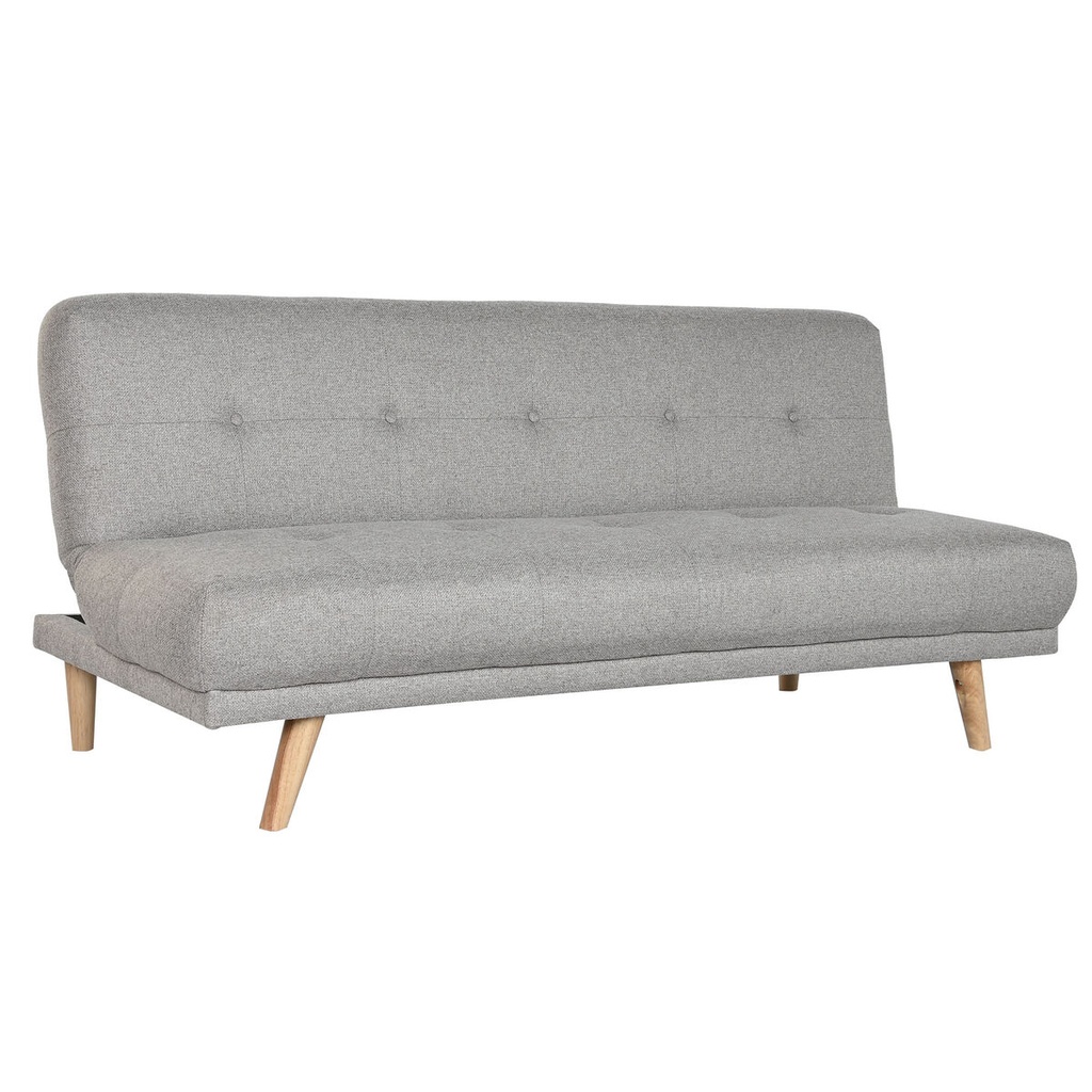 Sofá Cama Home ESPRIT Gris Crema Scandi 172 x 80 x 76 cm