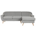 Sofa Home ESPRIT Grey Cream Scandi 226 x 144 x 84 cm