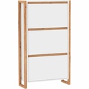Zapatero Blanco Roble 70 x 25 x 125 cm