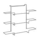 Colgador para Puertas Metaltex Galileo Metal 36 x 9 x 30 cm Triple Portarrollos