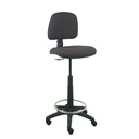 Stool Piqueras y Crespo PB600RN Dark grey PVC
