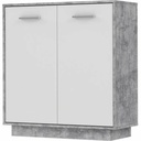 Storage furniture White Light grey 88,9 x 34,2 x 88,1 cm