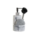 2-in-1 Soap Dispenser for the Kitchen Sink DKD Home Decor Resin Stainless steel 12,6 x 11,4 x 18,6 cm