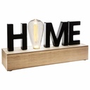 Figura Decorativa Atmosphera 'Home' Luz LED (34 x 16 x 8 cm)