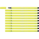 Felt-tip pens Stabilo Pen 68 Fluorescent Yellow (10 Pieces)