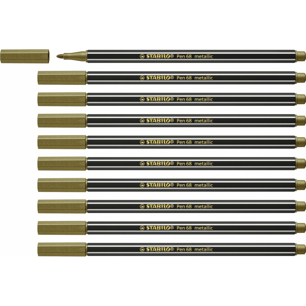 Rotuladores Stabilo Pen 68 metallic (10 Piezas)