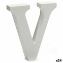 Letter Pincello V White 2 x 11 cm (24 Units)