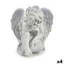 Decorative Figure Krist+ K1912597 White 24 x 27 x 28 cm (4 Units)
