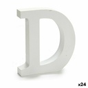 Letra Pincello D Blanco 2 x 16 x 14,5 cm (24 Unidades)