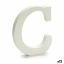 Letter Pincello C White 1,8 x 21 x 17 cm (12 Units)