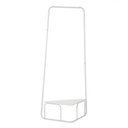Coat rack 81 x 38 x 182 cm Metal White
