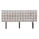 Wall mounted coat hanger 30 x 7 x 16 cm Metal Wood