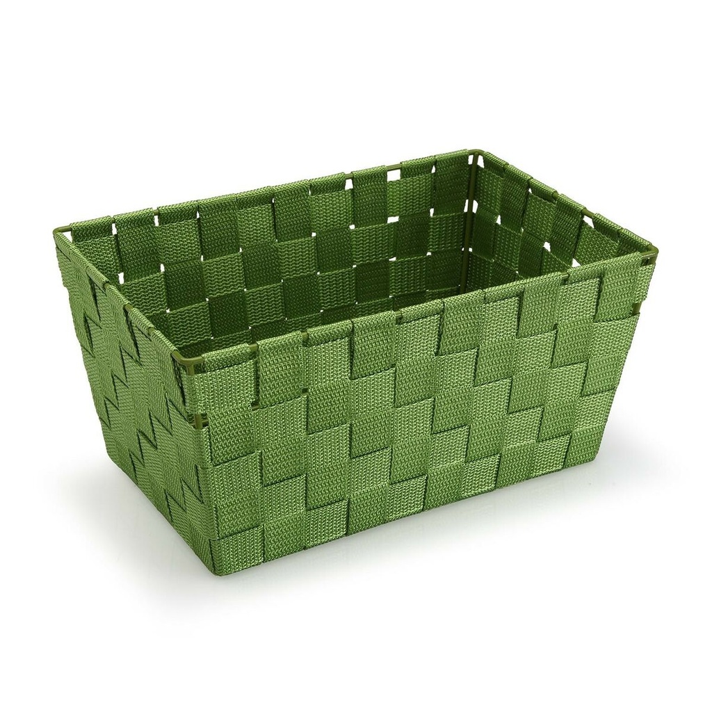 Cesta Multiusos Versa 20 x 15 x 30 cm Verde oscuro Grande