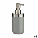Dispensador de Jabón Berilo BP15-001-3 Gris Plástico 350 ml 8 x 17 x 9 cm (6 Unidades)