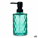 Soap Dispenser Berilo CN-B5463VB-1-369 Green Crystal Plastic Diamond 410 ml 9 x 18 x 7 cm (12 Units)