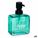 Dispensador de Jabón Berilo Pure Soap Verde Cristal Plástico 250 ml 9 x 15 x 5 cm (12 Unidades)