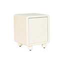 Mesita de Noche DKD Home Decor Blanco Madera MDF 45 x 40 x 55 cm