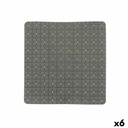 Alfombrilla Antideslizante para Ducha Berilo BM509S -315 Gris PVC 50,3 x 50,3 x 0,7 cm Cuadros (6 Unidades)
