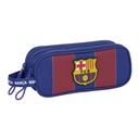 Portatodo Doble F.C. Barcelona Rojo Azul marino 21 x 8 x 6 cm