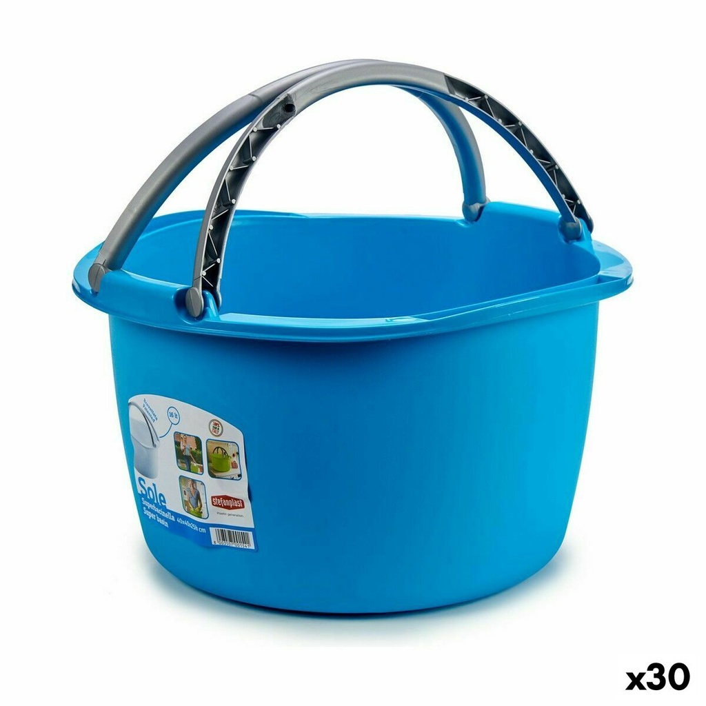 Cesto para la Ropa Stefanplast PR154O Plástico 16 L 39 x 22 x 39 cm Con asas (30 unidades)