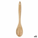 Cucharón Kinvara KT143046A Natural Madera 7 x 35 x 2 cm (12 Unidades)
