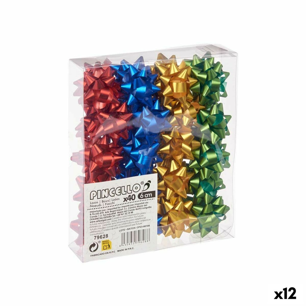 Loops Pincello 4 PVC 5 x 3,5 x 5 cm Matt Multicolour (12 Units)