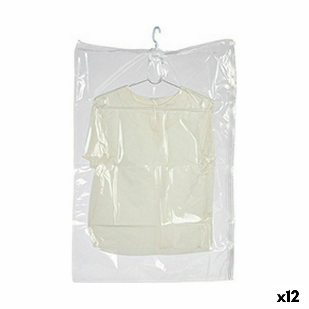 Vacuum Bags Kipit 58097 Transparent Polyethylene Plastic 70 x 105 cm (12 Units)