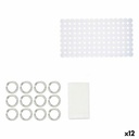 Set de Baño Berilo CN-B6032A-WHITE Blanco PVC Polietileno EVA (12 Unidades)