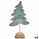Árbol de Navidad Krist+ 19A5905-M-2 Turquesa Terciopelo