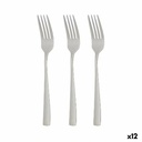 Set de Tenedores Kinvara KT190017-2 Plateado Acero Inoxidable 2,5 x 21,3 x 0,3 cm (12 Unidades)