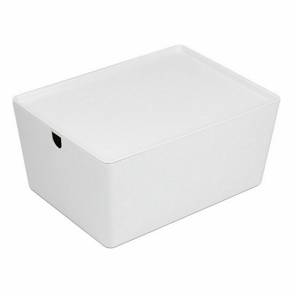 Stackable Organising Box Confortime With lid 35 x 26 x 16 cm