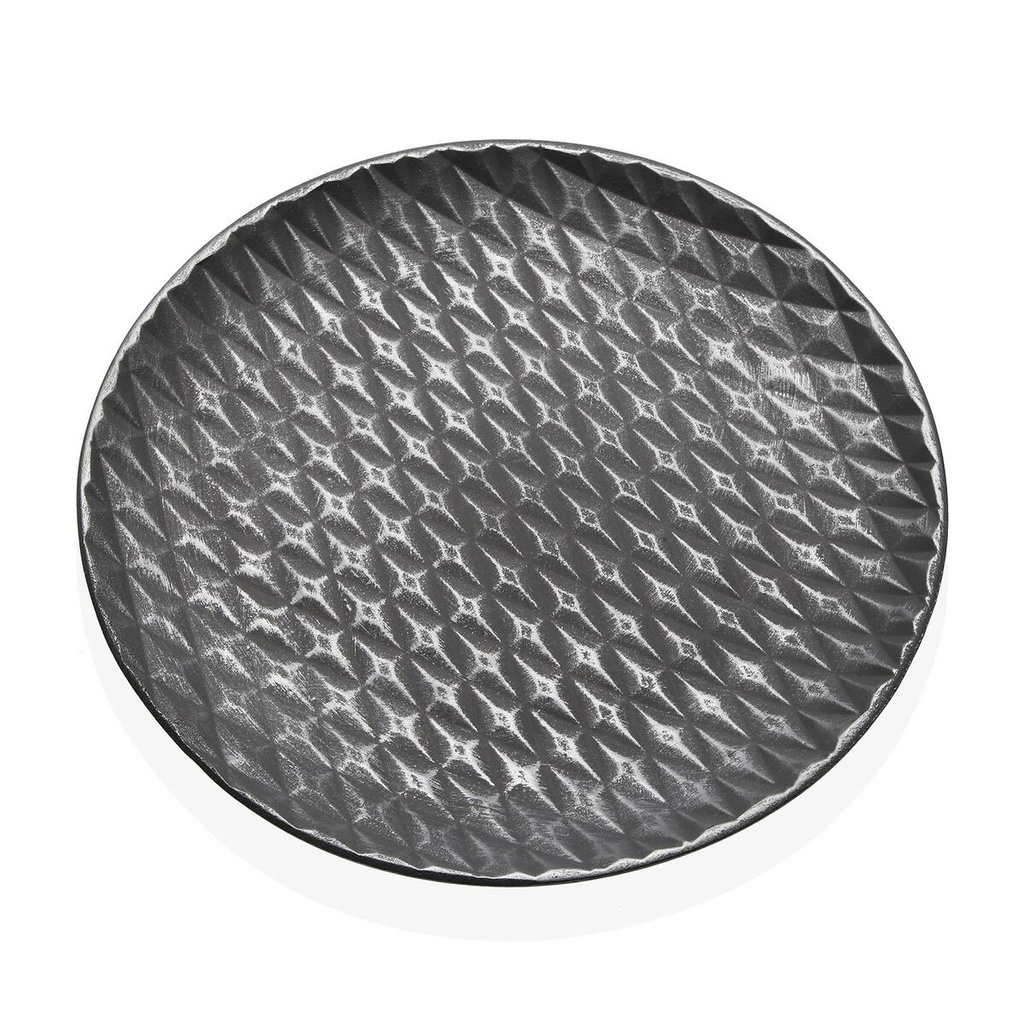 Centerpiece Versa Silver MDF Wood 40 x 3 x 40 cm