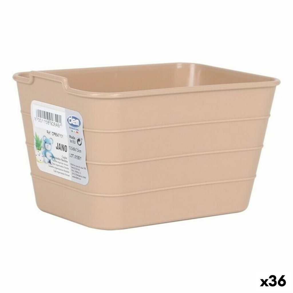 Storage Box Confortime Jano 13,5 x 9 x 7,5 cm Flexible (36 Units)