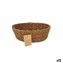 Multi-purpose basket Privilege   wicker Circular ø 22 x 8 cm (12 Units)