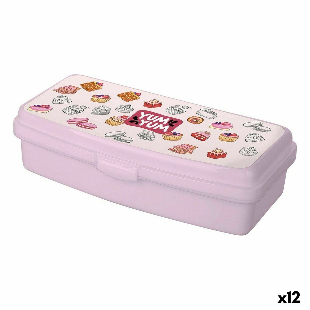 Sandwich Box Titiz Multicolour 20,5 x 9,5 x 5,6 cm (12 Units)