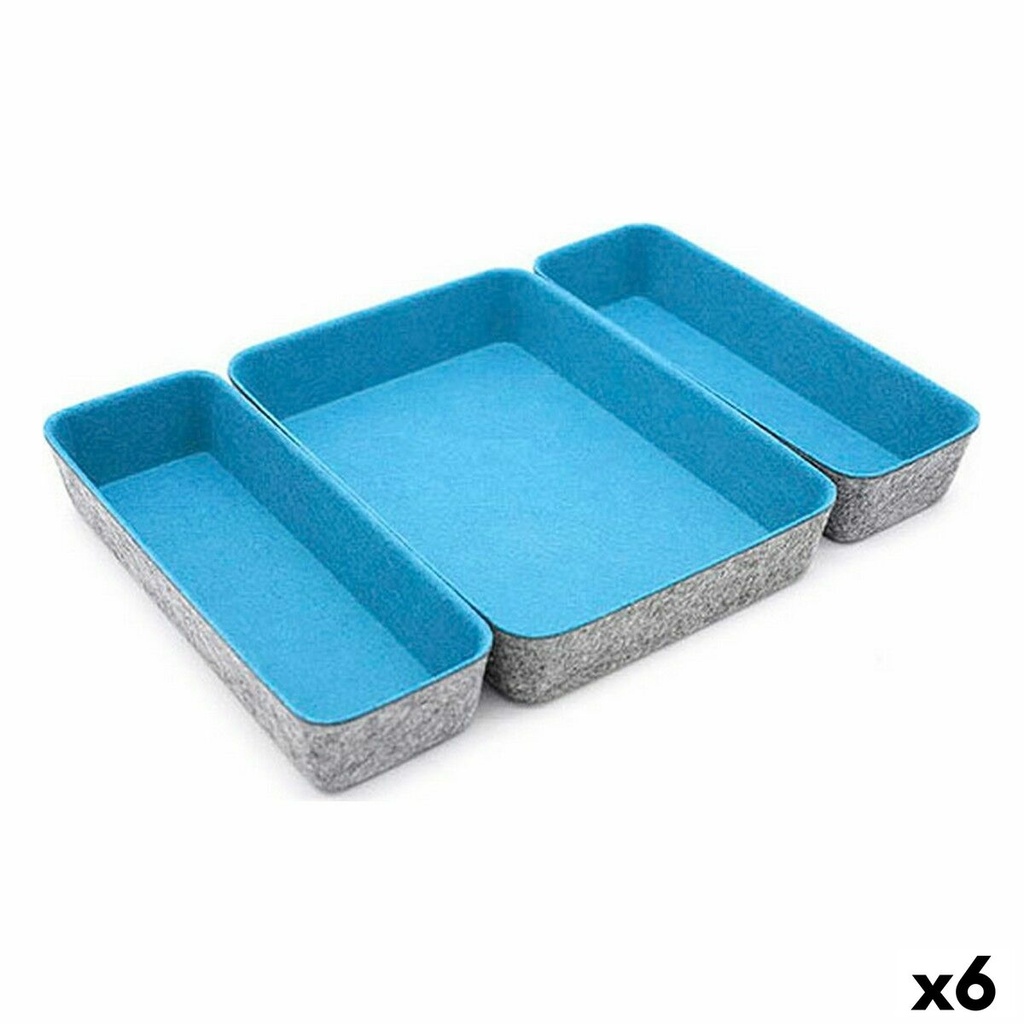 Drawer Organizer Confortime Felt 28 x 20,5 x 5,3 cm 3 Pieces (6 Units)
