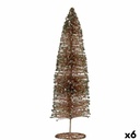 Christmas Tree Krist+ R201-034P-5 Champagne Sequins 10 x 40 x 10 cm (6 Units)
