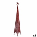 Christmas Tree Krist+ 00155 Red Metal Plastic Tower 42 x 218 x 42 cm (3 Units)