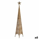 Árbol de Navidad Krist+ 148 Dorado Metal Plástico Estrella Torre 34 x 154 x 34 cm (6 Unidades)