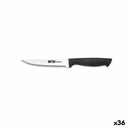 Serrated Knife Quttin Black 11 cm (36 Units)
