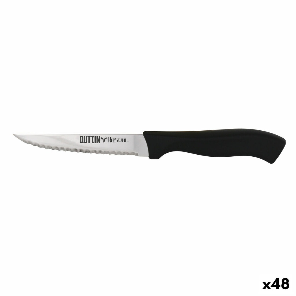 Cuchillo de Sierra Quttin Kasual 22 x 2 x 1,5 cm Negro Plateado